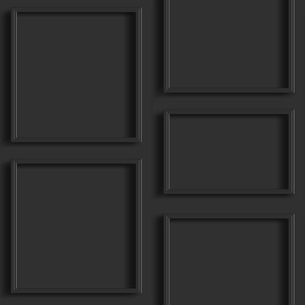 ESTAhome Tapete Holzwandverkleidung Schwarz - 50 x 900 cm - 139934