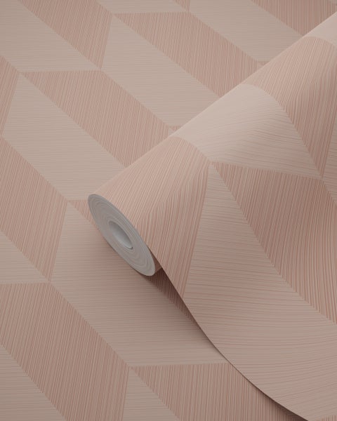 Origin Wallcoverings Tapete 3D Muster Terrakottarosa - 50 x 900 cm - 348033