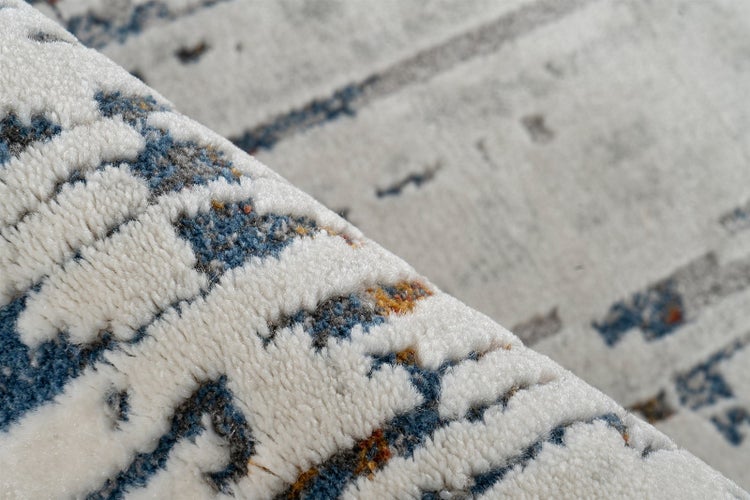 Kurzflor Teppich Tranquiluxe Grau / Multi 10 mm Modern 160 x 230 cm