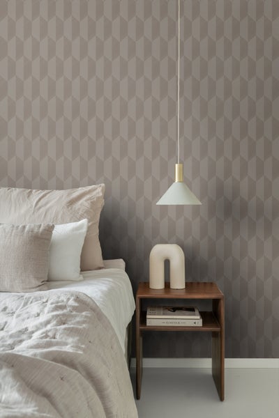 Origin Wallcoverings Tapete 3D Muster Taupe - 50 x 900 cm - 348039