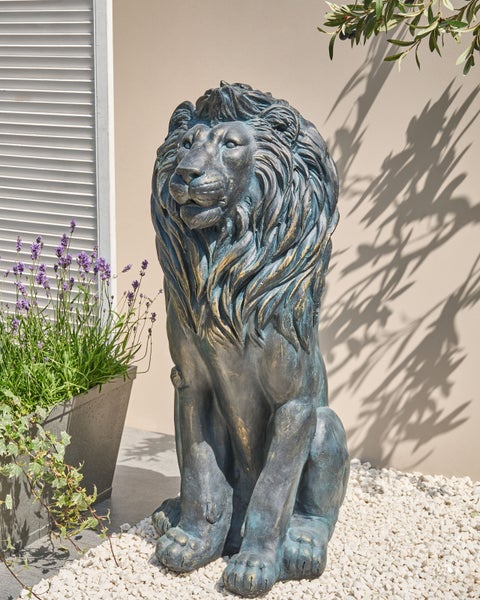 Gartenfigur DAKAR Löwe Braun