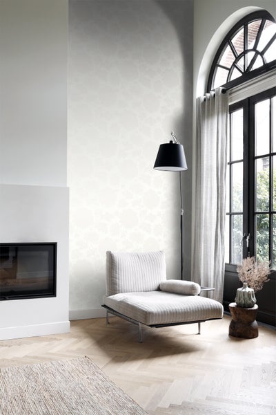 Origin Wallcoverings Tapete Blumen Weiß - 53 cm x 10.05 m - 326146