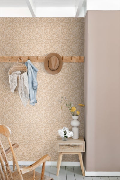 ESTAhome Tapete Blumen Beige - 50 x 900 cm - 131444