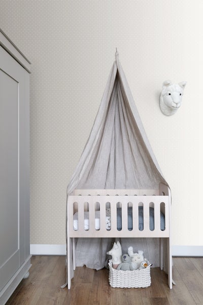 Origin Wallcoverings Tapete Punkte Beigebraun - 53 cm x 10.05 m - 346819