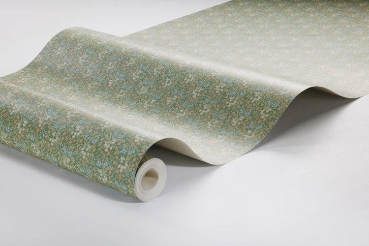 Tapetenrolle mit Blumenmuster