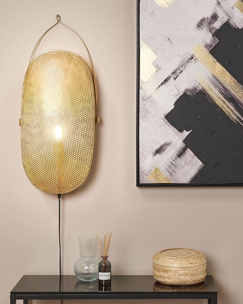 Wandlampe KUNTHI Metall Messing