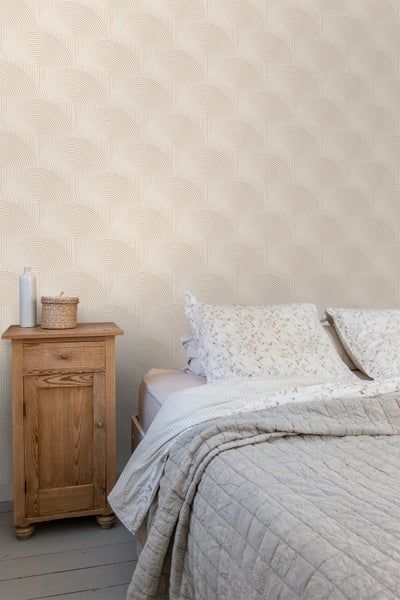 ESTAhome Tapete 3D Muster Beige - 50 x 900 cm - 131100