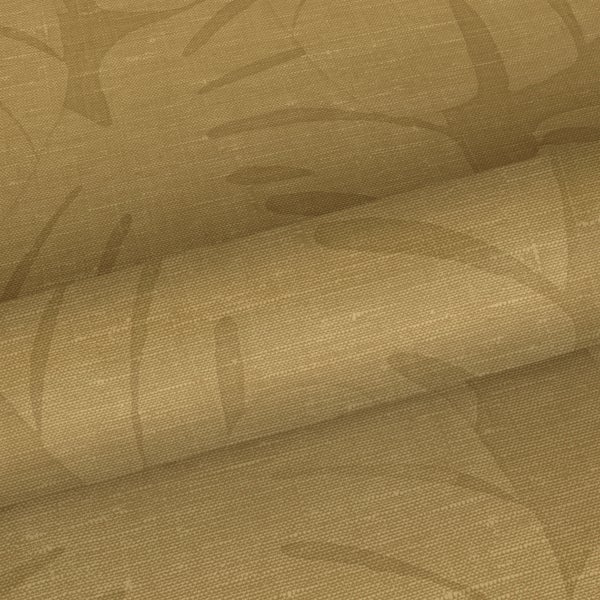 Origin Wallcoverings Tapete tropische Blätter Ockergelb - 50 x 900 cm - 347811