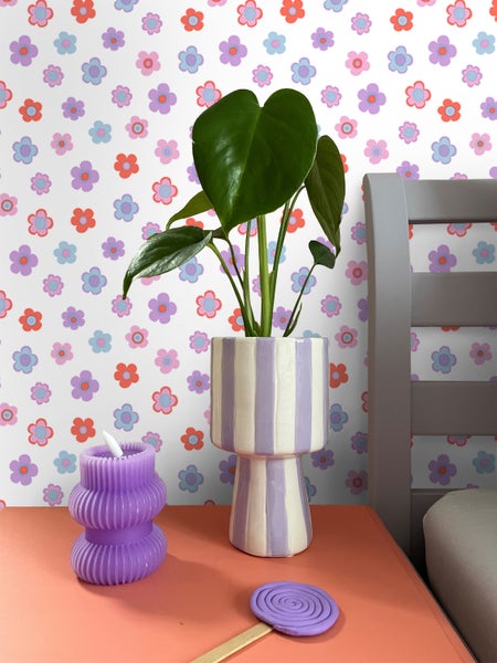 ESTAhome Tapete Blumen Mehrfarbig - 50 x 900 cm - 131571