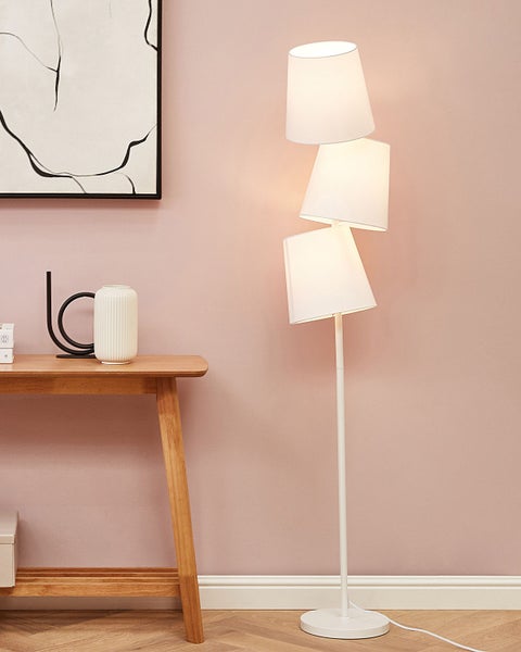 Stehlampe RIO GRANDE Metall Weiß