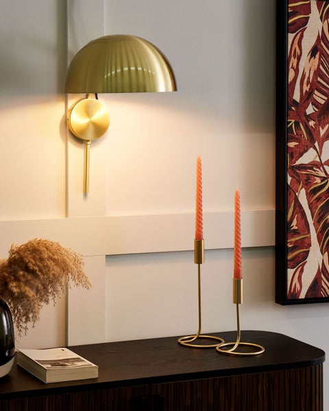 Wandlampe WAMPU Metall Gold