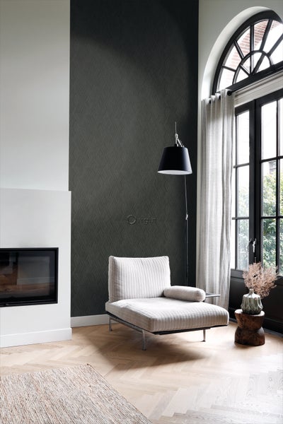 Origin Wallcoverings Tapete 3D-Muster Schwarz - 50 x 900 cm - 347848
