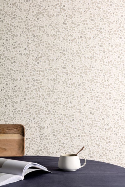 Masureel Tapete Blumen Beige - 53 cm x 10.05 m - 632028
