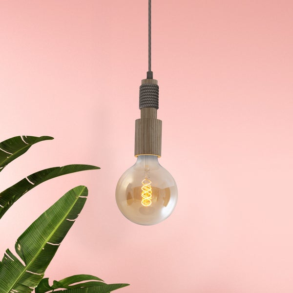 Technische Zeichnung einer Pendelleuchte mit Maßangaben