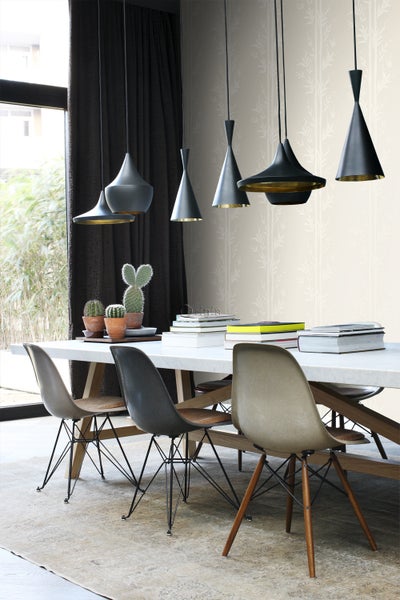 Origin Wallcoverings Tapete Bambusmuster Crême-Weiß - 53 cm x 10.05 m - 345750
