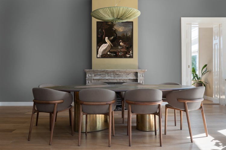 Origin Wallcoverings Tapete Uni Dunkelgrau - 53 cm x 10.05 m - 326307