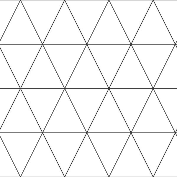 Origin Wallcoverings Tapete grafische Dreiecke Schwarz-Weiß - 53 cm x 10.05 m - 347683