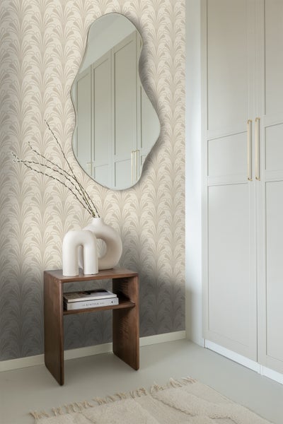 Origin Wallcoverings Tapete Art Decó Muster Sandbeige - 50 x 900 cm - 347967