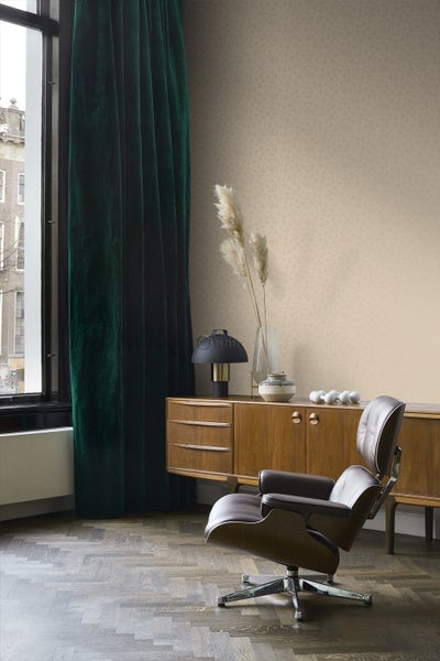 Origin Wallcoverings Tapete Blumen Altweiß - 53 cm x 10,05 m - 345437