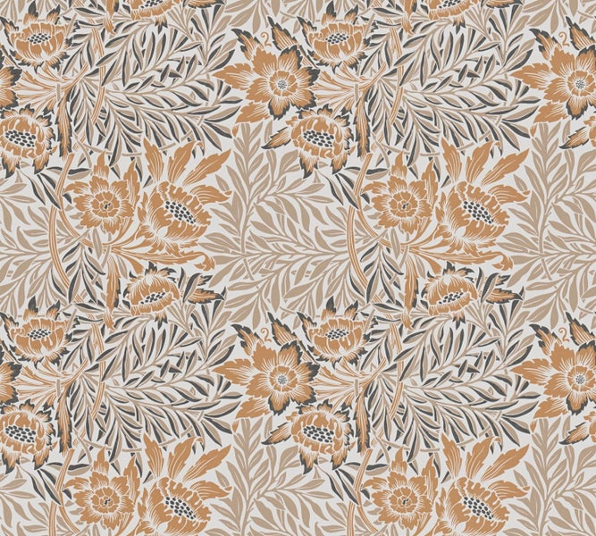 Detailaufnahme einer Wolfsmilch-Pflanze mit roten Blüten und grünen Blättern