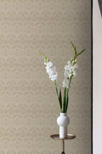 ESTAhome Tapete Ornamente Beige - 50 x 900 cm - 139638