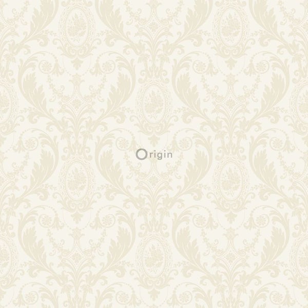 Origin Wallcoverings Tapete Ornamente Crême-Weiß - 53 cm x 10.05 m - 346215