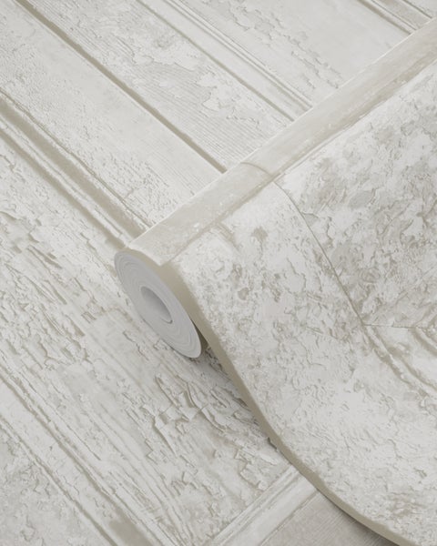 ESTAhome Tapete Paneeltüren Weiß - 53 cm x 10.05 m - 138205