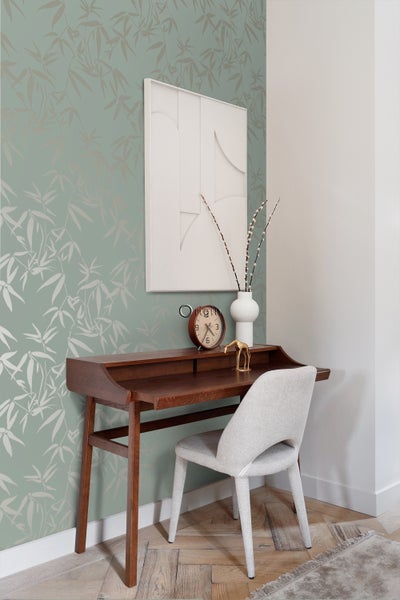 Origin Wallcoverings Tapete Bambusblätter Grün - 53 cm x 10.05 m - 347736