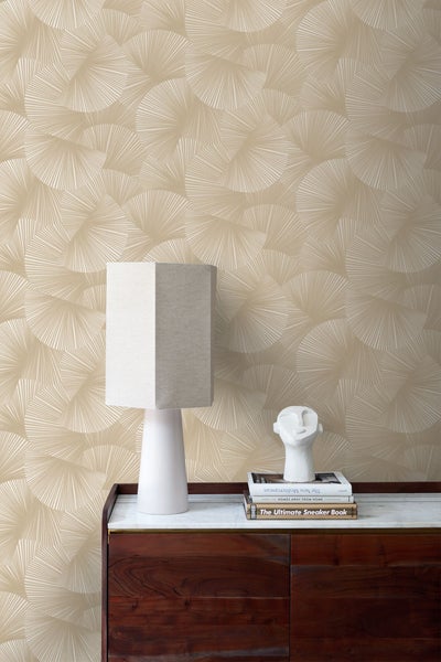 Origin Wallcoverings Tapete 3D-Muster Beigebraun - 0.53 x 10.05 m - 348042