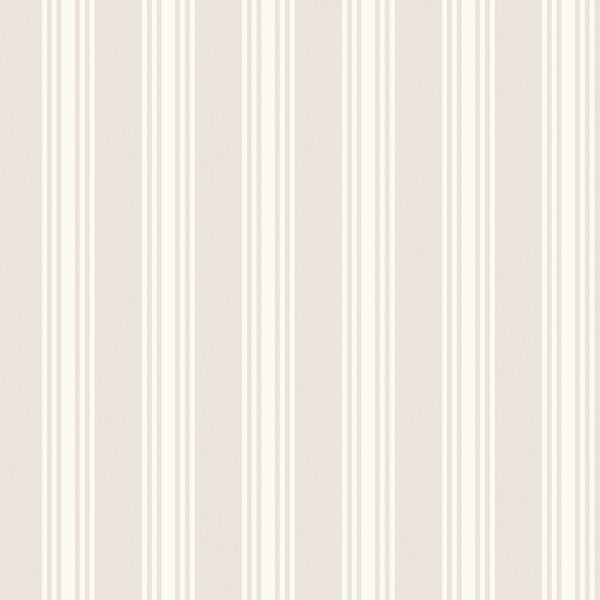 Borastapeter Tapete Streifen Beige - 53 cm x 10.05 m - 662657