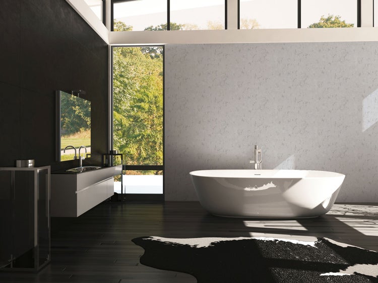 A.S. Création Tapete mit feiner Struktur Grau, Silber und Metallfarbe - 53 cm x 10.05 m - AS-393872