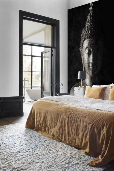 Fototapete Buddha-Statue, circa 186 cm breit und circa 279 cm hoch