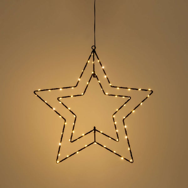 Dekorativer LED Stern zum Aufhängen