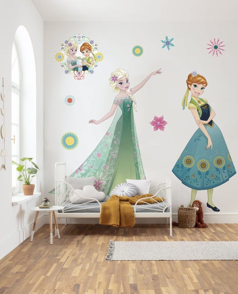 Disney Wandtattoo Die Eiskönigin Frühling XXL Grün - 127 x 200 cm - 612432