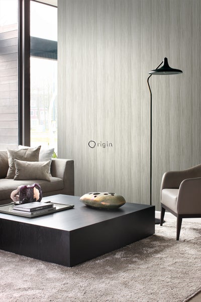 Origin Wallcoverings Tapete Streifenmuster Beige - 53 cm x 10.05 m - 347236