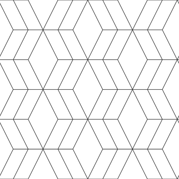 Walls4You Tapete grafische Linien Schwarz-Weiß - 53 cm x 10.05 m - 935327