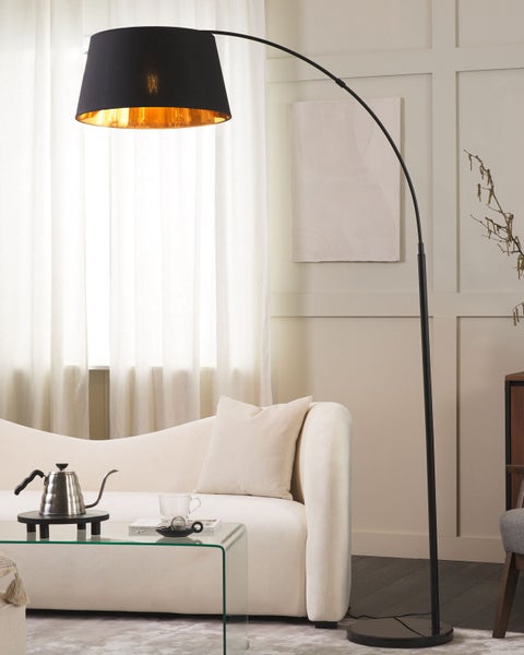 Stehlampe YABUS Metall Schwarz