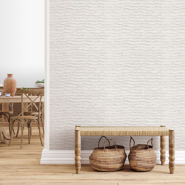 Sanders und Sanders Tapete Uni Hellgrau - 53 cm x 10 m - 640086