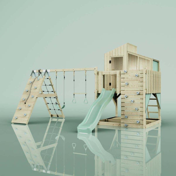 Festool Systainer 3 Organizer mit offenem transparentem Deckel, internen Aufbewahrungsfächern und Tragegriff.