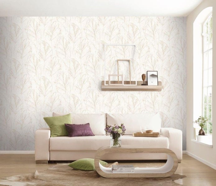 Erismann Tapete Uni Sandbeige - 53 cm x 10.05 m - 661508