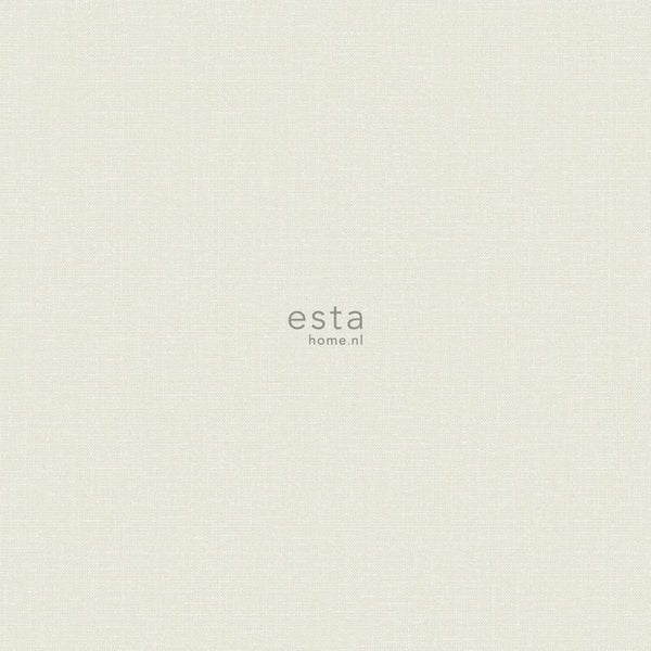 ESTAhome Tapete Leinen-Optik Beige - 53 cm x 10.05 m - 148739