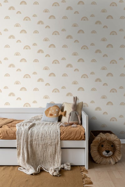 ESTAhome Tapete Regenbogen Beige - 53 cm x 10.05 m - 139685