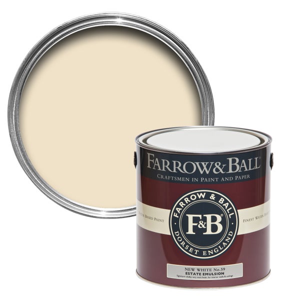 Farbdose mit geöffnetem Deckel von Farrow and Ball