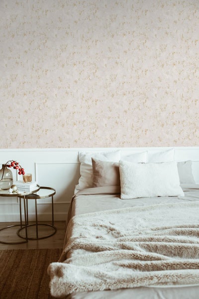 A.S. Création Tapete mit feiner Struktur Grau, Gold und Metallfarbe - 53 cm x 10.05 m - AS-393871