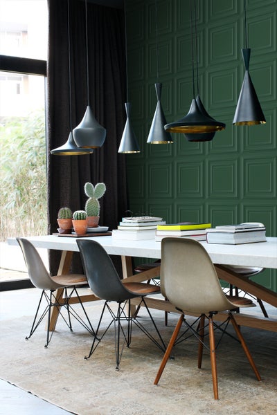 Origin Wallcoverings Tapete Holzwandverkleidung Dunkelgrün - 53 cm x 10.05 m - 347831