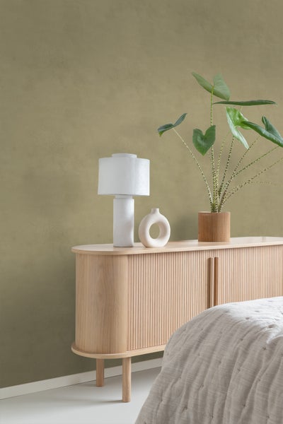 Origin Wallcoverings Tapete Betonoptik Grün - 50 x 900 cm - 348066