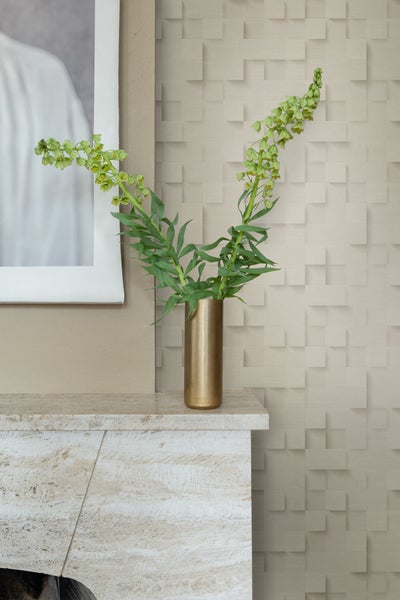 Origin Wallcoverings Tapete 3D-Würfel Beige - 50 x 900 cm - 347897