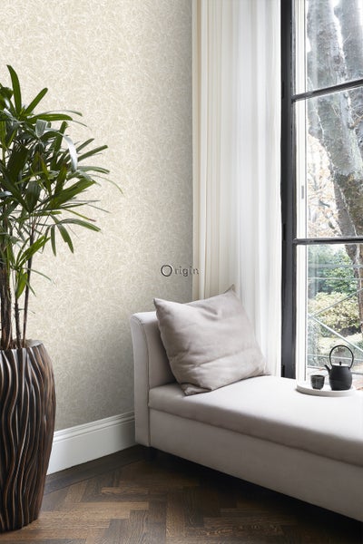 Origin Wallcoverings Tapete Ornamente Beige - 53 cm x 10.05 m - 347307