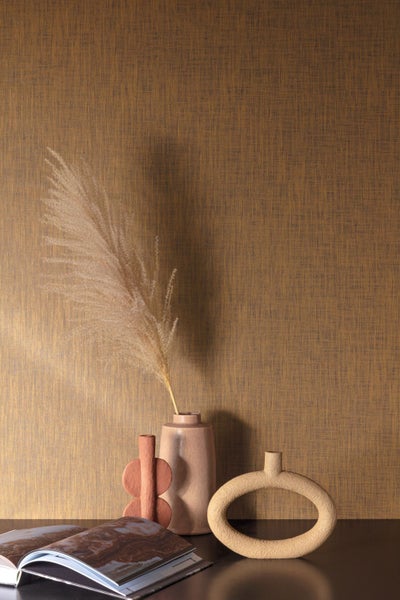 Textildecke mit Pflanzen- und geometrischen Mustern