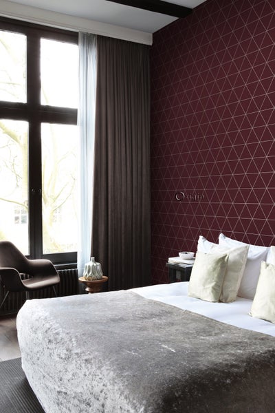 Origin Wallcoverings Tapete grafische Dreiecke Rot - 53 cm x 10.05 m - 347718